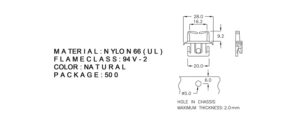 Snap Bushings CT-16